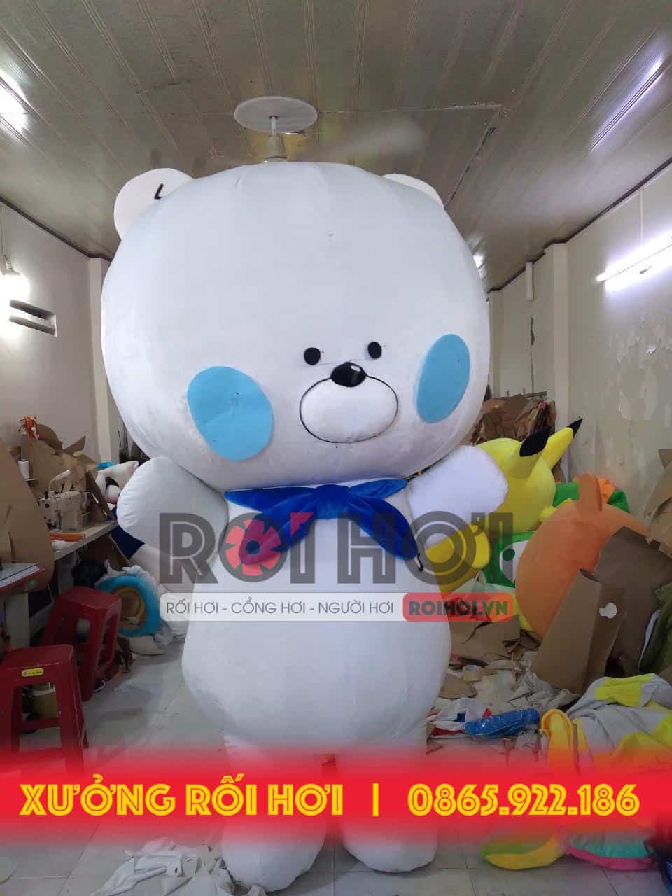 Mascot hơi gấu trắng 1 130cd9af0ac2d09c89d3