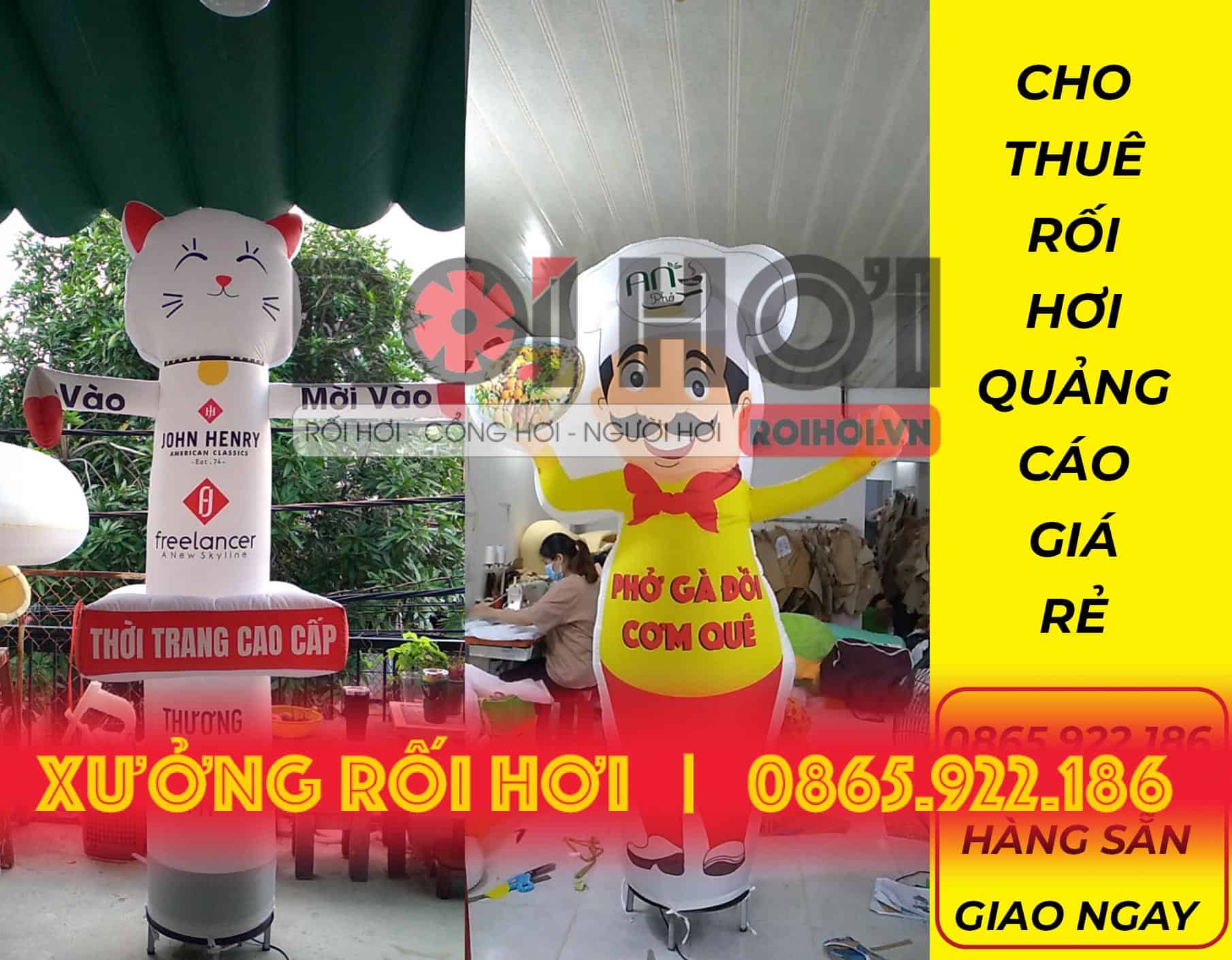 Dịch vụ cho thuê rối hơi quảng cáo 1 CHO THUE ROI HOI