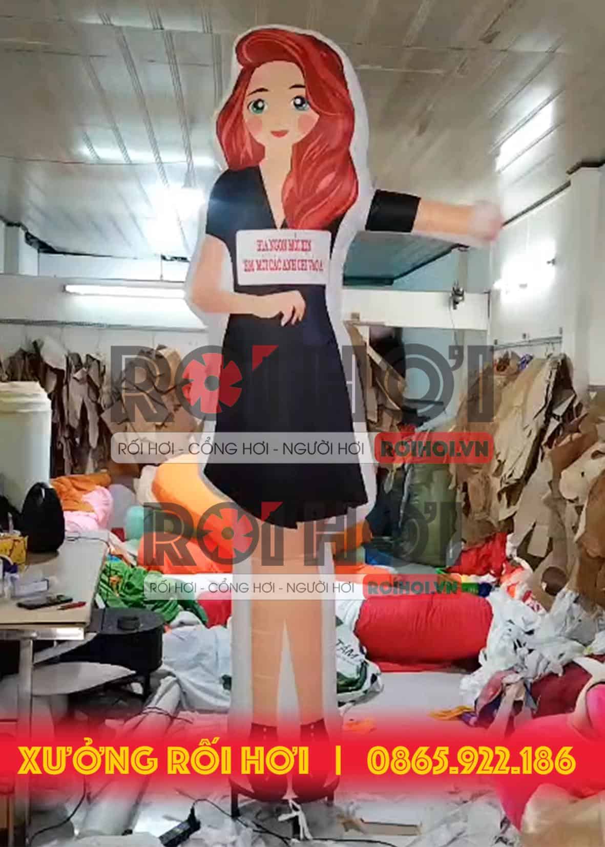 rối hơi cô gái roi hoi co gai