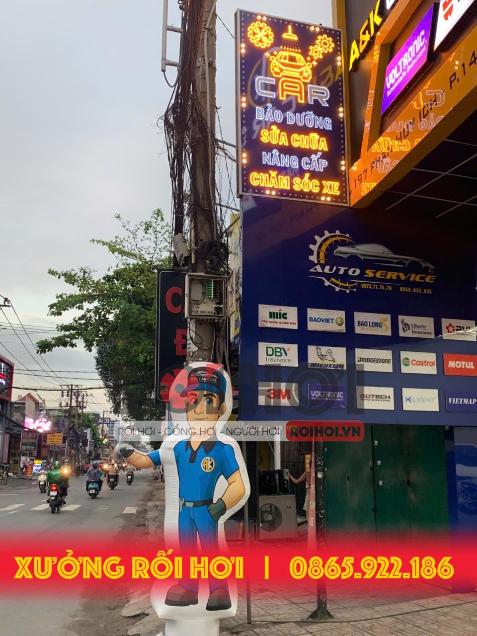 Rối Hơi Trưng Bày